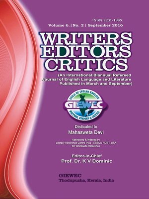 cover image of Writers Editors Critics